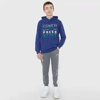 Pantalón de buzo niño core teen comb1