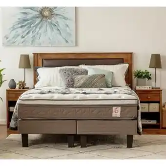 Falabella Cama europea new style 6 2 plazas + muebles oferta