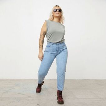 Falabella Americanino jeans mom tiro alto mujer oferta