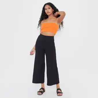 Corona Pantalón mujer cullote black oferta