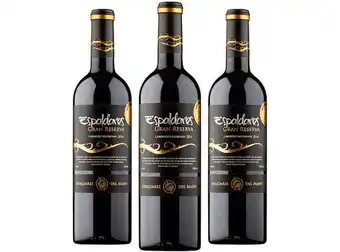 Vino espaldares gran reserva cabernet sauvignon x 3 unidades