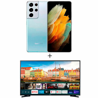 Lider Combo Galaxy S21 Ultra Silver + LED Samsung 43 Full HD SmartTV oferta