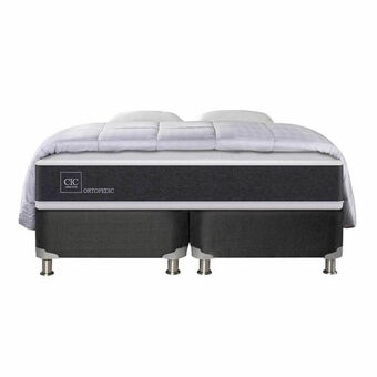 Lider Box Spring Ortopedic B5 Black King + Almohada + Plumón oferta