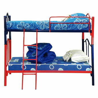 Lider Camarote Bicolor Monte 1 Plaza + Colchón Espuma + Textil oferta