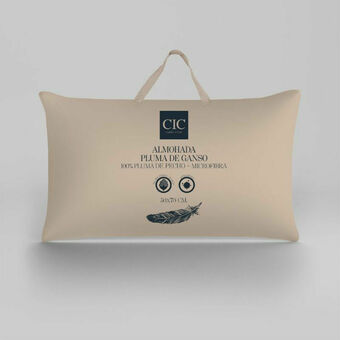 Almohada 100% Pluma De Ganso + Microfibra 50 x 70 cm