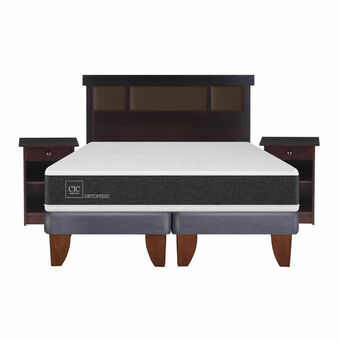 Lider Cama Europea Ortopedic 2 Plazas BD + Set New Dublin Chocolate oferta