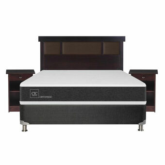 Lider Box Spring Ortopedic B5 2 Plazas BN + Set Dublin Chocolate oferta