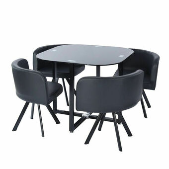 Lider Comedor Black Redondo 4 Sillas oferta