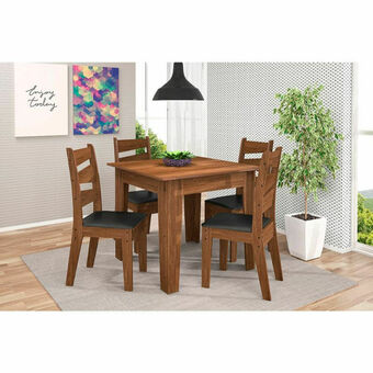 Lider Juego de Comedor Isis 4 Sillas oferta