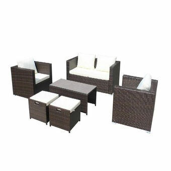 Lider Juego Living Terraza Brisbane Chocolate oferta