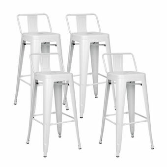 Lider Pack 4 Piso Taburete Tolix Con Respaldo oferta