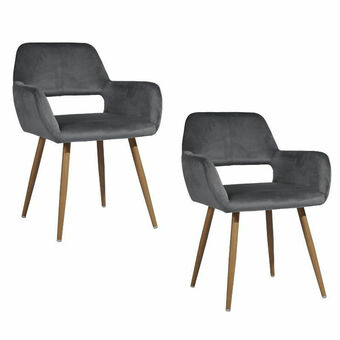 Lider Pack 2 Silla Comedor Sitial Cromwell Terciopelo oferta
