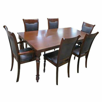Lider Juego de Comedor Varsovia Rectangular 4 Sillas 2 Sitiales oferta