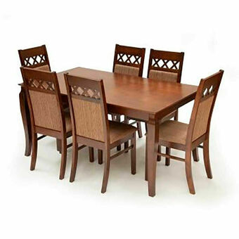 Lider Juego de Comedor Queens Rectangular 6 Sillas oferta