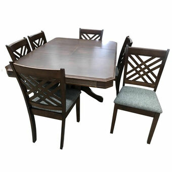 Lider Juego de Comedor City Rectangular 6 Sillas Con Extensión oferta