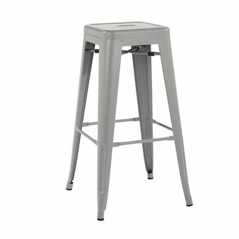 Lider Taburete Metal Gris oferta