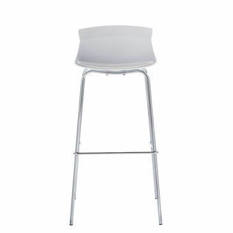 Lider Taburete Soho Blanco Base Cromada oferta