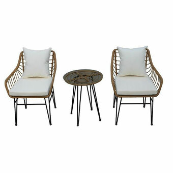 Lider Set de Terraza Rattan Lombok Café Claro oferta