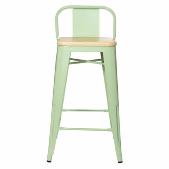 Lider Taburete Medio 66 Tolix Replica Madera c/ resp Menta oferta