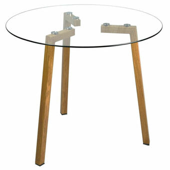 Lider Mesa de Comedor Vidrio Cassley Café oferta