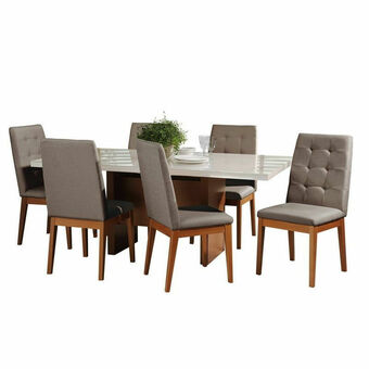 Lider Juego de Comedor 6 Sillas Cecil oferta