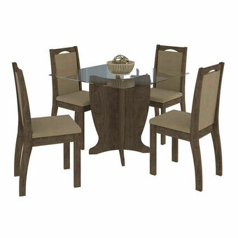 Lider Juego de Comedor Luana 4 Sillas oferta