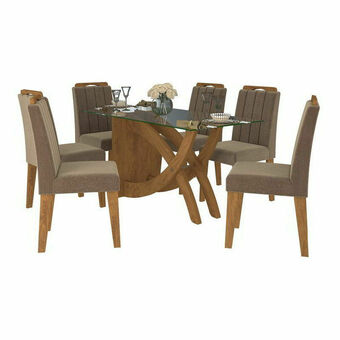 Lider Juego de Comedor Flavia 6 Sillas oferta