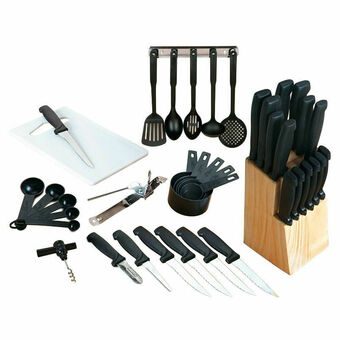 Lider Juego de Cubiertos y Herramientas Flare 41 Pzas con Bloque de Madera oferta
