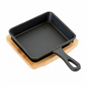 Lider Mini Sartén con Base de Madera oferta