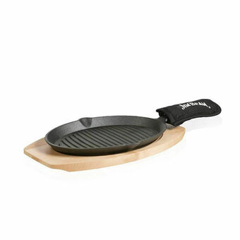 Lider Set Picoteos Hierro Fundido con Tabla de Madera oferta