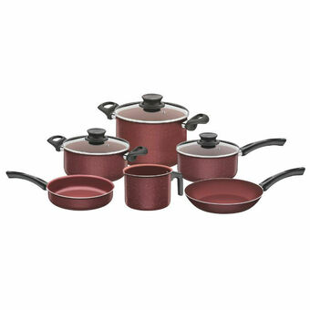 Lider Batería de Cocina Paris 9 Piezas Rojo oferta