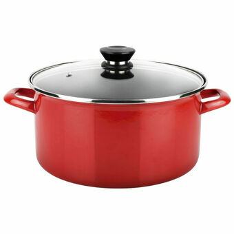 Lider Optimax Rojo Olla C/Tapa 20cm oferta