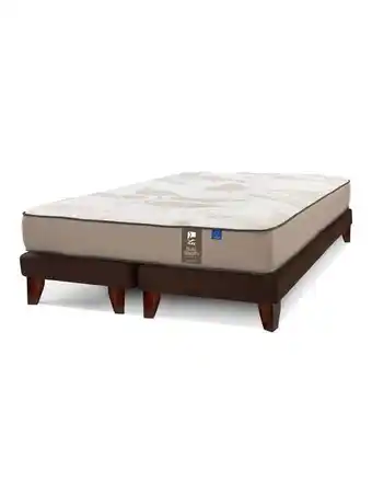 Paris Cama europea dual sensity 2 plazas box base dividida oferta
