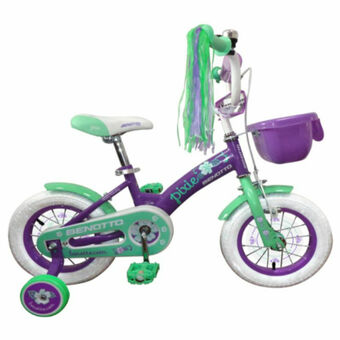 Lider Bicicleta Infantil Pixie Aro 12 Morado/Aqua oferta