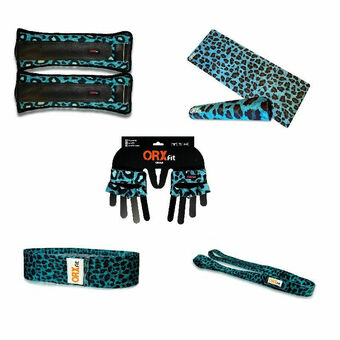 Lider Yoga Mat + Guantes + Banda Corta + Banda Larga + Tobillera Turquesa oferta