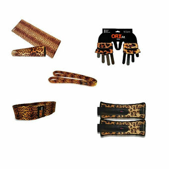 Lider Yoga Mat + Guantes +Banda corta + Banda Larga + Tobilleras Leopard oferta