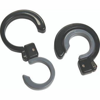 Lider Ganchos Colgadores para Coche (2 unidades) Color Negro oferta