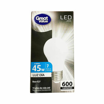 Lider Ampolleta LED Bola Luz Día E27 7W (45W) oferta