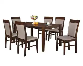 Comedor 6 sillas ayden moca m+design