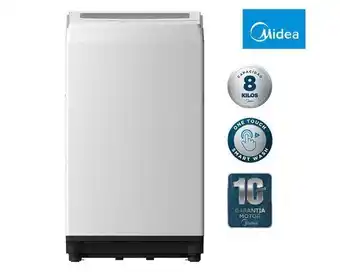 Paris Lavadora carga superior 8 kg mls-08be04n midea oferta