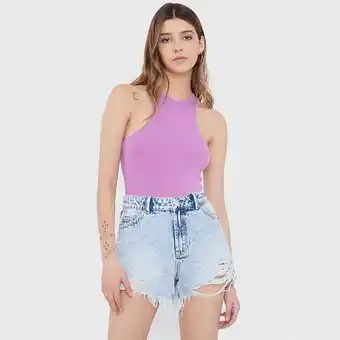 Corona Body mujer halter neck purple oferta