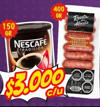 Super Bodega a Cuenta Nescafe Tradición / Receta del Abuelo 400g oferta