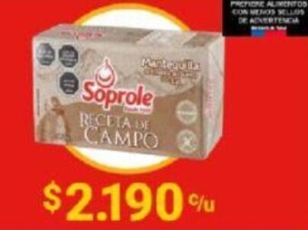 Santa Isabel Soprole Receta de Campo oferta