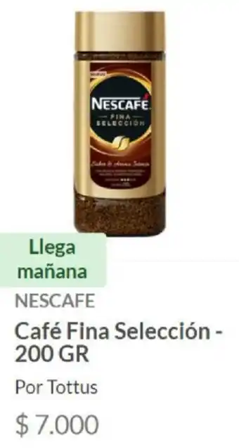 Tottus Café Fina Selección 200g oferta