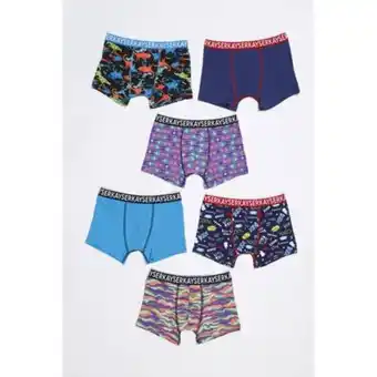 Boxer para niños pack 6x boxer niño azul p697.56m kayser kayser