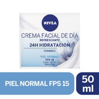 Salcobrand Crema facial hidratante activa dia nivea fps15 piel normal 50ml oferta