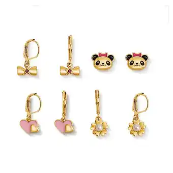 Ésika Estuche de aretes x4 charming panda oferta
