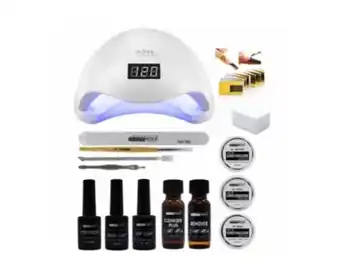 Falabella Kit completo uv gel profesional para uñas cherimoya y lampara led 48w oferta