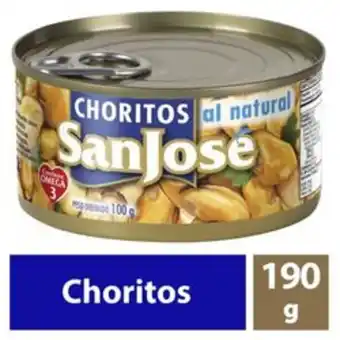 Unimarc Chorito san josé al natural lata 190 g oferta