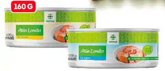 Tottus Atún Lomito Agua o Aceite 160g TOTTUS oferta